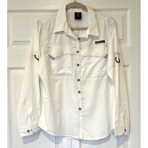 Little‎ Donkey Andy Mens Shirt M Button Up Hiking Fishing Outdoors Power Dry UPF